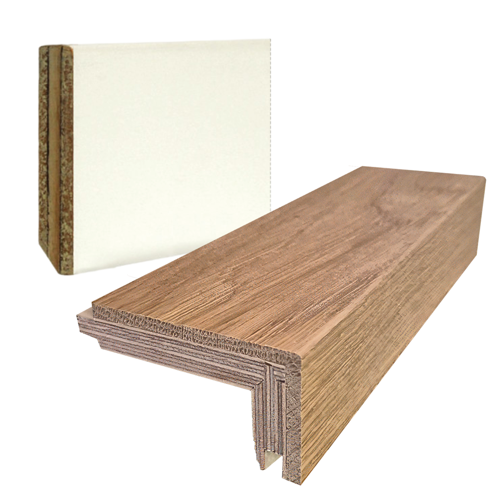 Battiscopa e coperture scale in legno