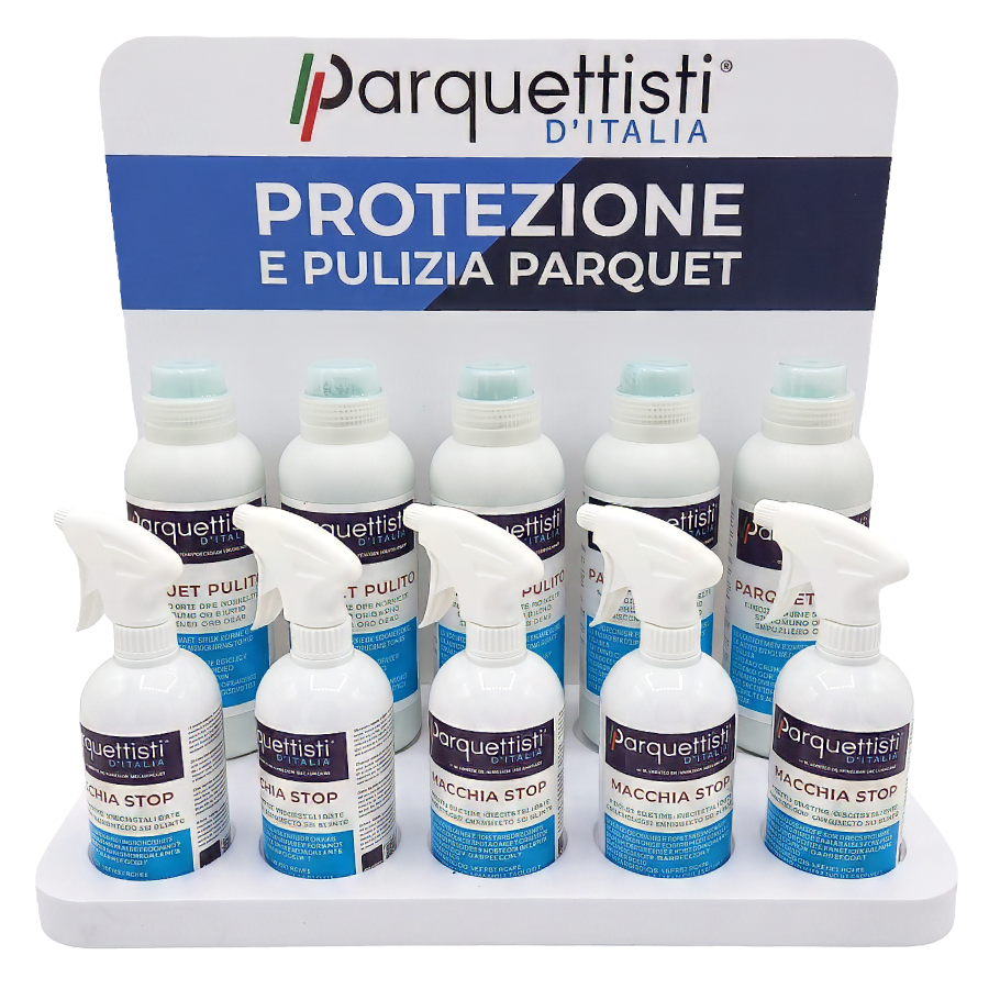 Prodotti per pulizia e protezione del parquet